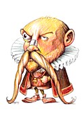 Tycho Brahe,caricature