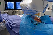 Implantable defibrillator surgery