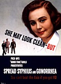 Venereal disease poster (c1940)