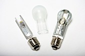 Liquid-cooled LED bulbs