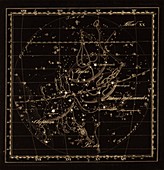 Libra constellations,1829