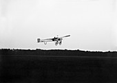 Miller flying a Bleriot plane,1911