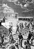 Garfield railroad construction,1881