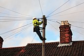 Repairing telephone lines