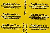 Bubble pack of Oxynorm capsules