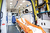 Ambulance interior