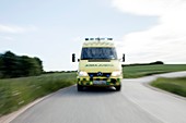 Ambulance responding to a call-out