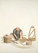 Bucket-maker,19th-century China
