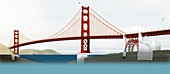Golden Gate Bridge,artwork