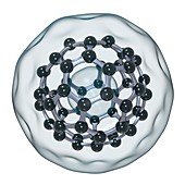 Buckminsterfullerene molecule