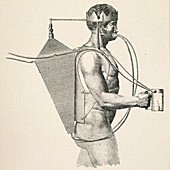 Underwater breathing apparatus,1800s