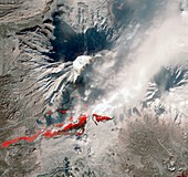 Plosky Tolbachik volcano erupting,2013