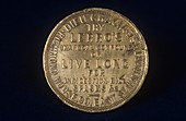 Token for charcoal compound,19th century