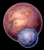Pluto and Charon,artwork