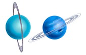 Uranus and Neptune,artwork