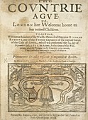 Plague pamphlet,1626