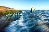 Surf fishing,South Africa
