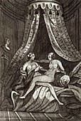 Naked women,17th century artwork