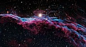 Veil Nebula (IC 1340),optical image
