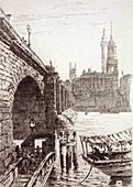 London Bridge,London,19th century