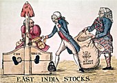 18th century satirical cartoon