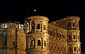 Moon over Porta Nigra,Trier,Germany