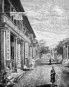Hong Kong street scene,1880s