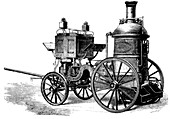 Merryweather steam fire engine,1880s