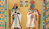 Pharaoh Amenhotep I and his wife,1880s