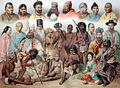 Ethnic groups of Asia,1880s
