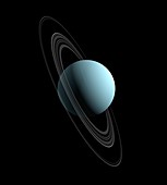 Uranus from space,artwork