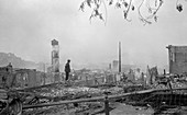 San Francisco earthquake ruins,1906
