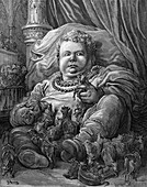 Rabelais's Pantagruel as a baby