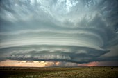Supercell thunderstorm,S. Dakota,USA
