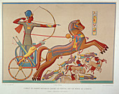 Ramses-Meiamoun in his chariot
