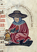 Leper with bell