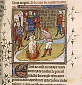 Burning of Templar Grand Master