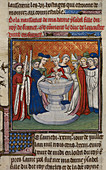 Baptism of French King's child