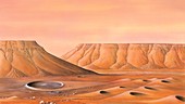 Surface of Mars,artwork