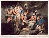 Finding the body of Tipu