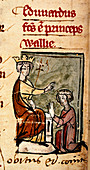 Edward I and his son