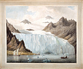 View of a glacier