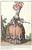 Lady in a Circassian dress