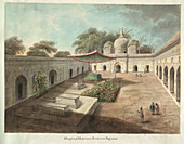 Courtyard to a Muslim shrine