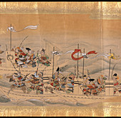 Japanese soldiers on ships