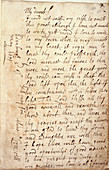 Letter of Oliver Cromwell