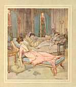 Three women sleeping