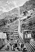 Swiss rack-and-pinion railway,artwork