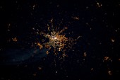 Berlin at night,ISS image