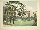 Kew Gardens of the Alhambra and Pagoda